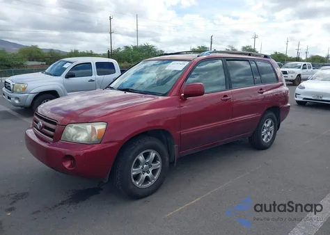 2005 Toyota Highlander Limited V6/V6 z USA, uszkodzony, nr VIN JTEDP21A150055611